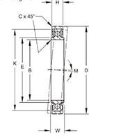 Aerospace - Airframe Control Ball Bearings - MKP-BS Series Line Drawing.JPG